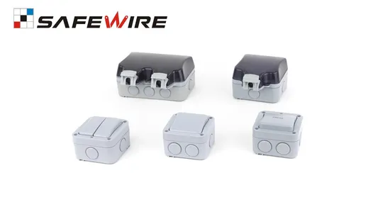 IP66 Waterproof Box Wall Mounted Box Floor Socket