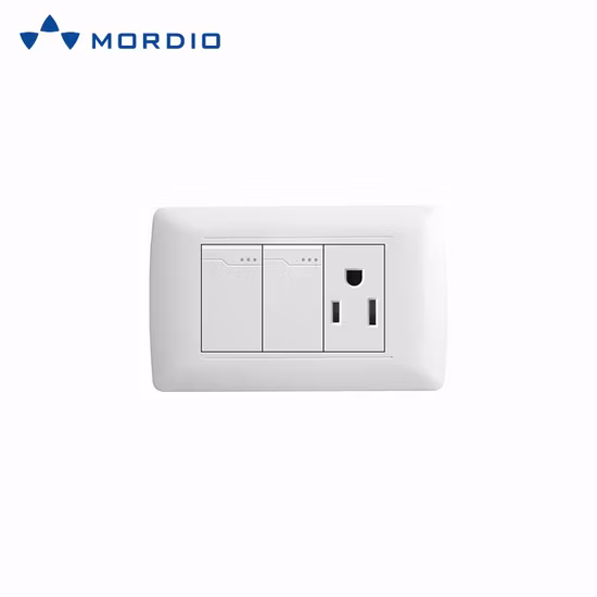 Hot Sale 10A 250V South America Standard Wall Switch and Socket