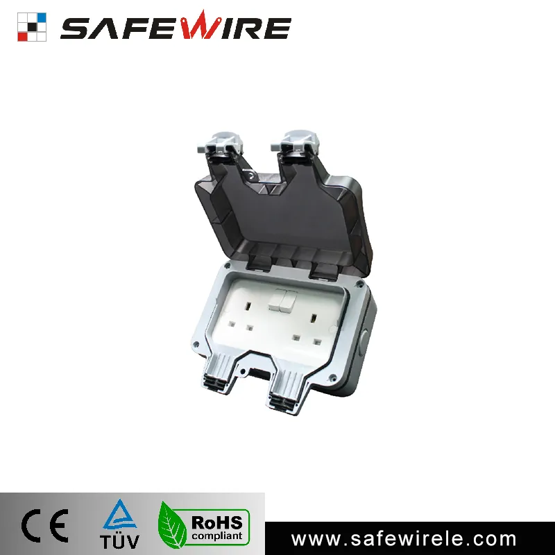 IP66 Waterproof Box Wall Mounted Box Floor Socket
