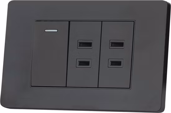 OEM Wall Push Button Light Switch Double Thailand Smart Power Socket