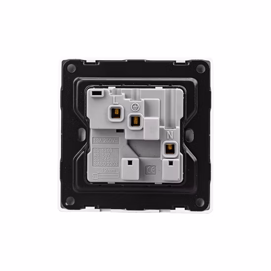 K3.2 Factory Price UK PC Double Touch Home 16A 250V Smart Electrical Wall Switch Light Switch Sockets