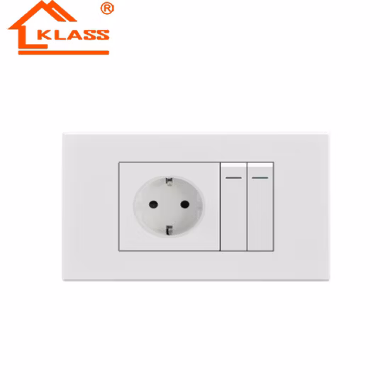 Us Standard Wall Electrical Outlet Socket with USB Receptable UL Certificate