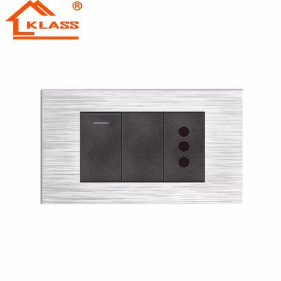Wholesale Us Standard South America Edge 3gang 1way Wall Electrical Socket