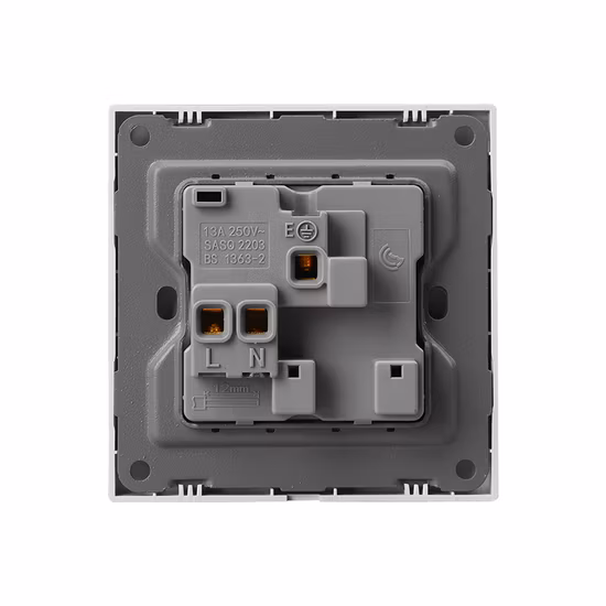 S1.4 Golden Smart Black Metal/PC Modern Light Switch Plates Switch Socket Wall Switches with LED