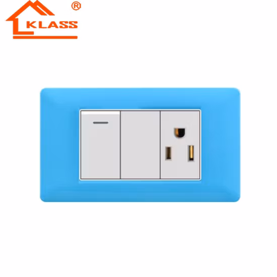 CCC/ CE Wholesale Factory Supply High Quality Electrical 10A 250V Us Light Wall Switch and Socket